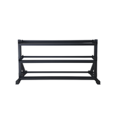 York Barbell 3 Tier Angled Dumbbell Rack fits York Hex DB's